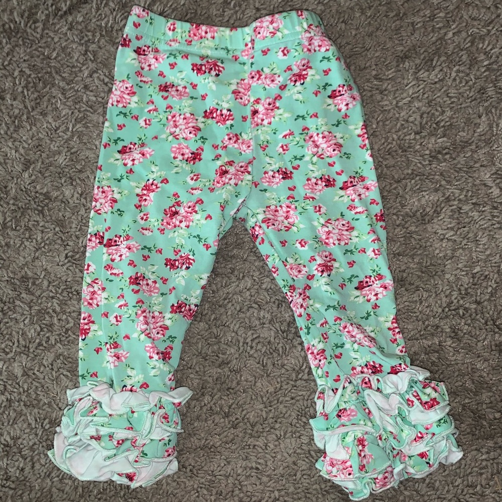 Infant Girl ruffle bottom pants